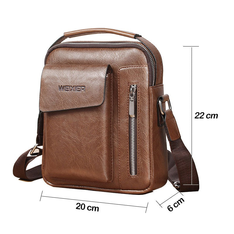 Bolsa Masculina Trend em Couro - Weixier