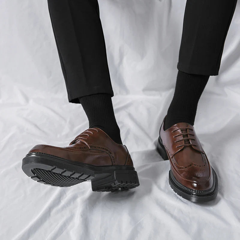 Sapato Plataforma Masculino Italiano - Gunner