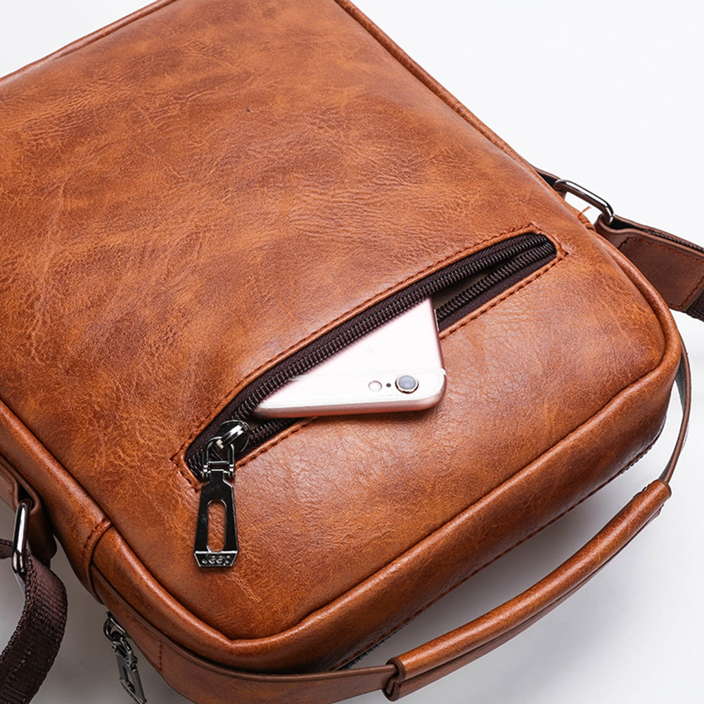 Bolsa de Couro Legítimo Masculina - Pocket