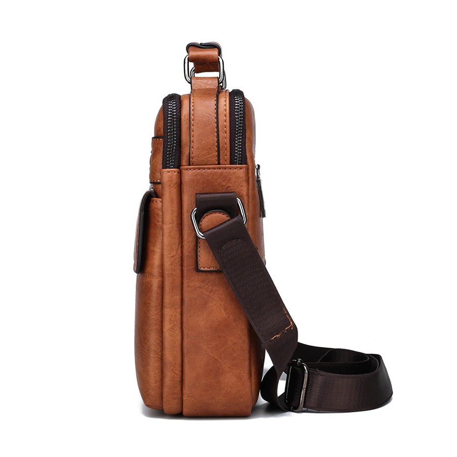 Bolsa em Couro Legítimo Masculina - Elite