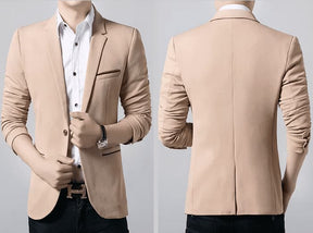 Blazer Masculino Casual Slim