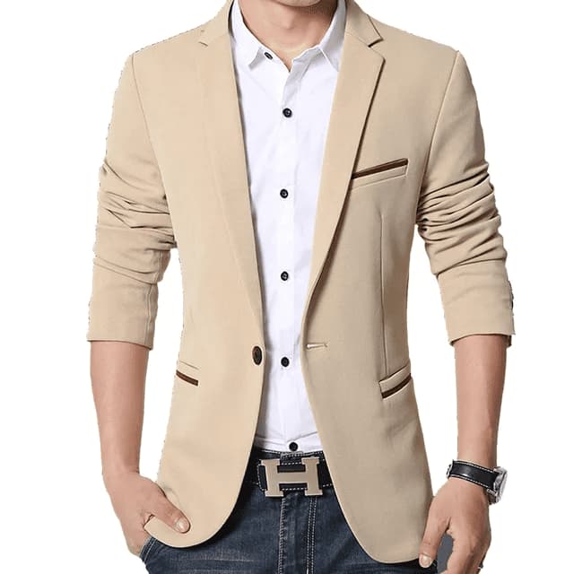 Blazer Masculino Casual Slim