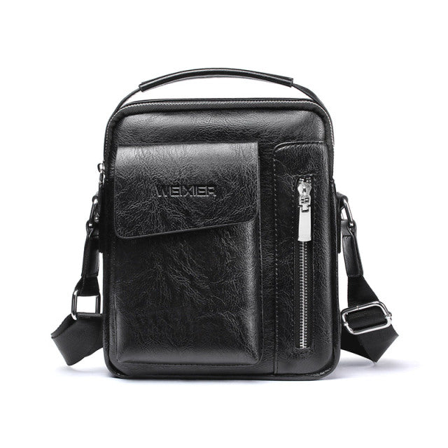 Bolsa Masculina Trend em Couro - Weixier